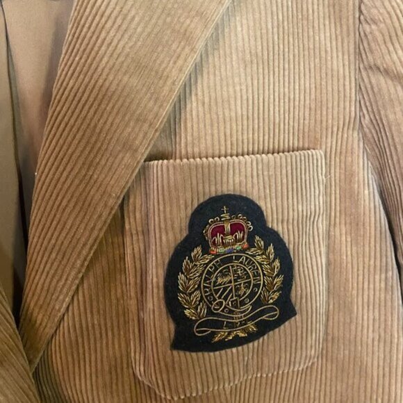 Lauren Ralph Lauren Fiamara Corduroy Jacket Camel - Picture 3 of 6